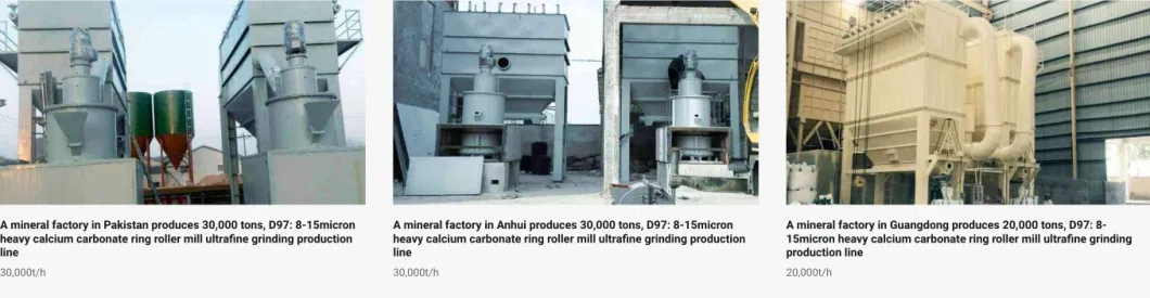 Roller Mill Production Line Ultrafine Micro Powder Grinding D50: 1.5-45um