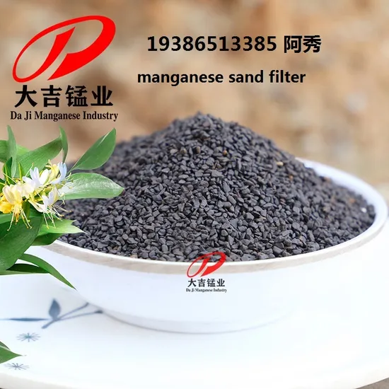 Professional Manufacture Manganese Green Sand for Water Filtration 
