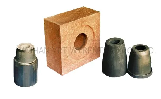 Well Block and Nozzleon for Ladle Bottoms 