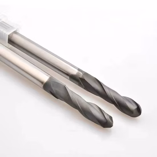 Wyk Damage CNC Freze Ball Nose Endmill Carbide Precision Tools Graphite Milling Cutter 4 Flutes Diamond Corner Radius Milling Cutter for Graphite