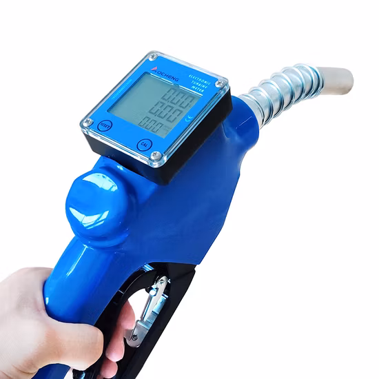 AC28 Auto Shut off Fuel Diesel Nozzle with Digital Flow Meter