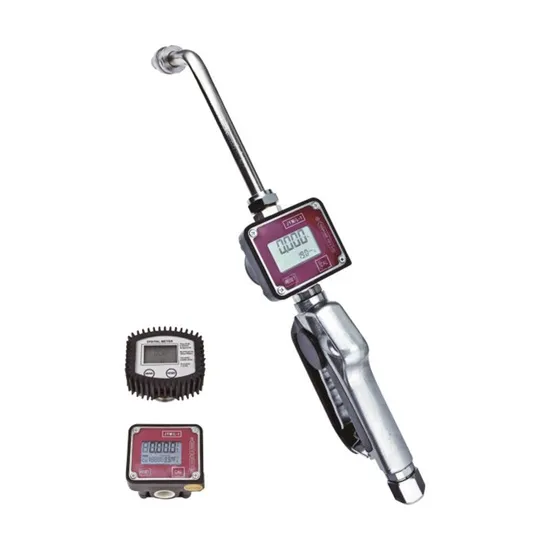 MSN Petrol Station Diesel Manual Fuel Nozzle with Flow Meter 