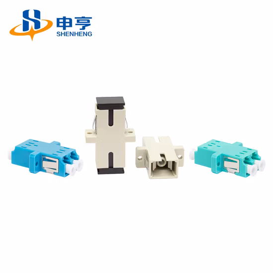 Ht Sc APC Upc Low Insert Loss FTTH Fiber Optic Connector Fiber Optic Adapter Coupler